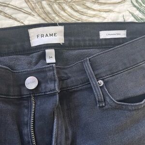 Frame L'Homme Slim Gray Jeans